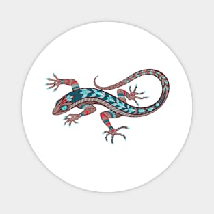 Patterned Lizard Magnet